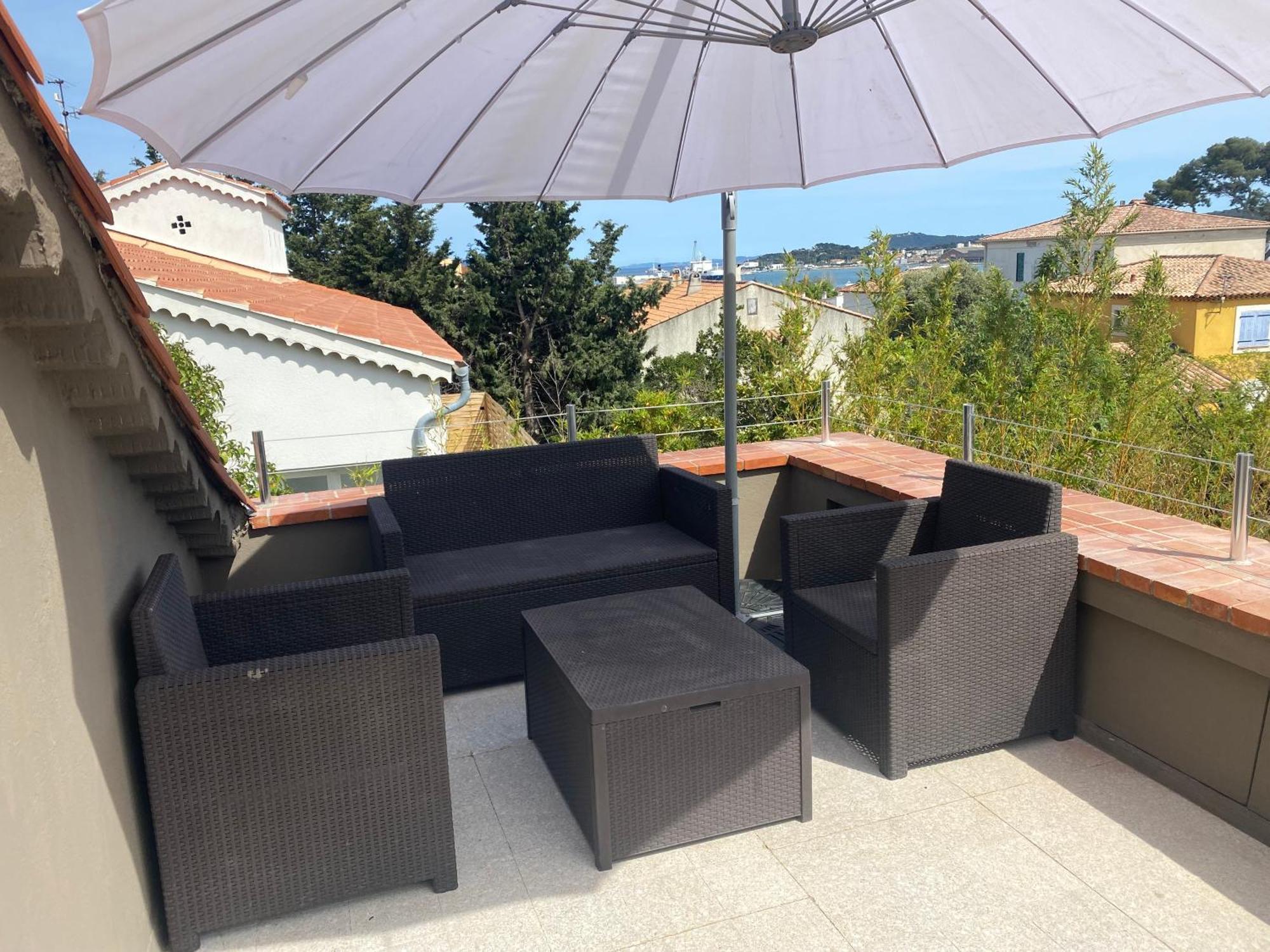 Haut De Villa Vue Mer La Seyne-sur-Mer Ngoại thất bức ảnh